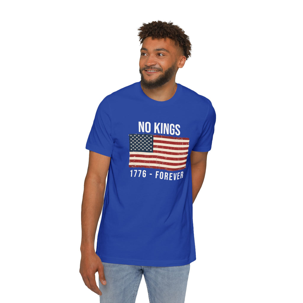No Kings T-Shirt | 1776 Forever | Patriotic American Revolution Protest Shirt