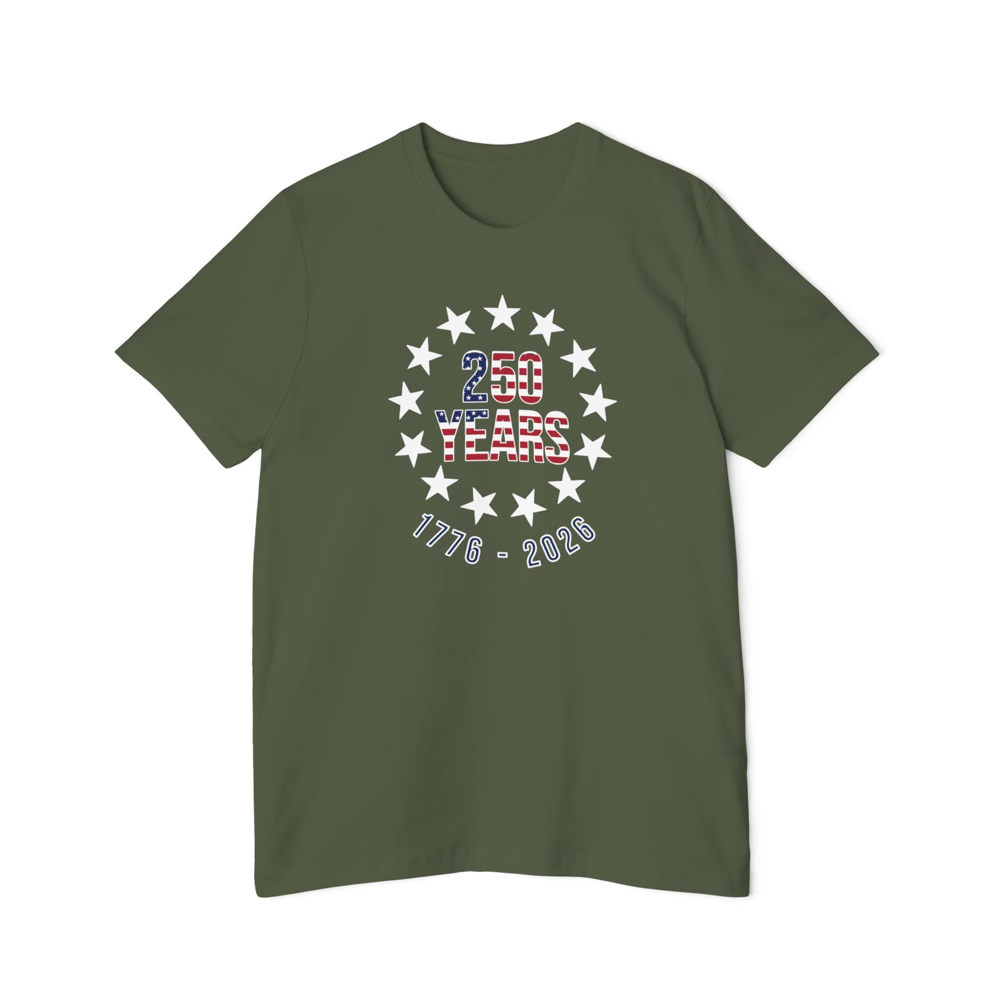 250 Years Betsy Ross Stars T-Shirt | USA's 250th Anniversary Shirt | 1776-2026