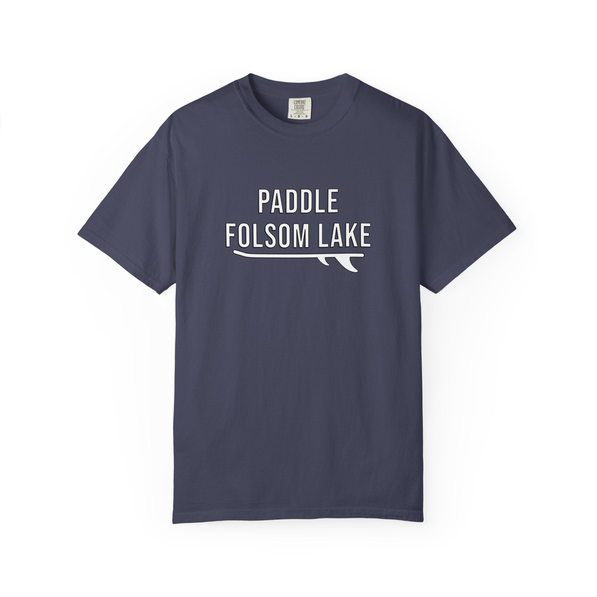 Paddle Folsom Lake T-Shirt | Paddle America | Folsom California | Comfort Colors Shirt