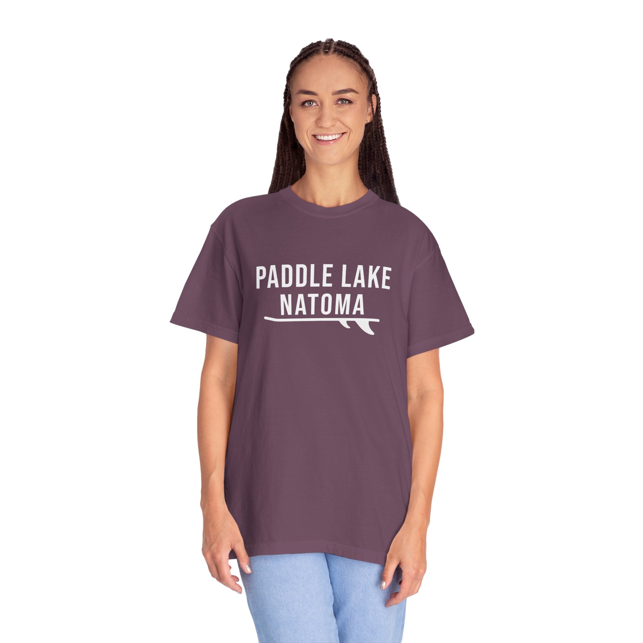 Paddle Lake Natoma T-Shirt | Lakes of America | Sacramento California | Comfort Colors Tee