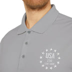 Adidas USA 250 Polo Shirt | America's 250th Anniversary | 1776-2026 Embroidered Performance Polo