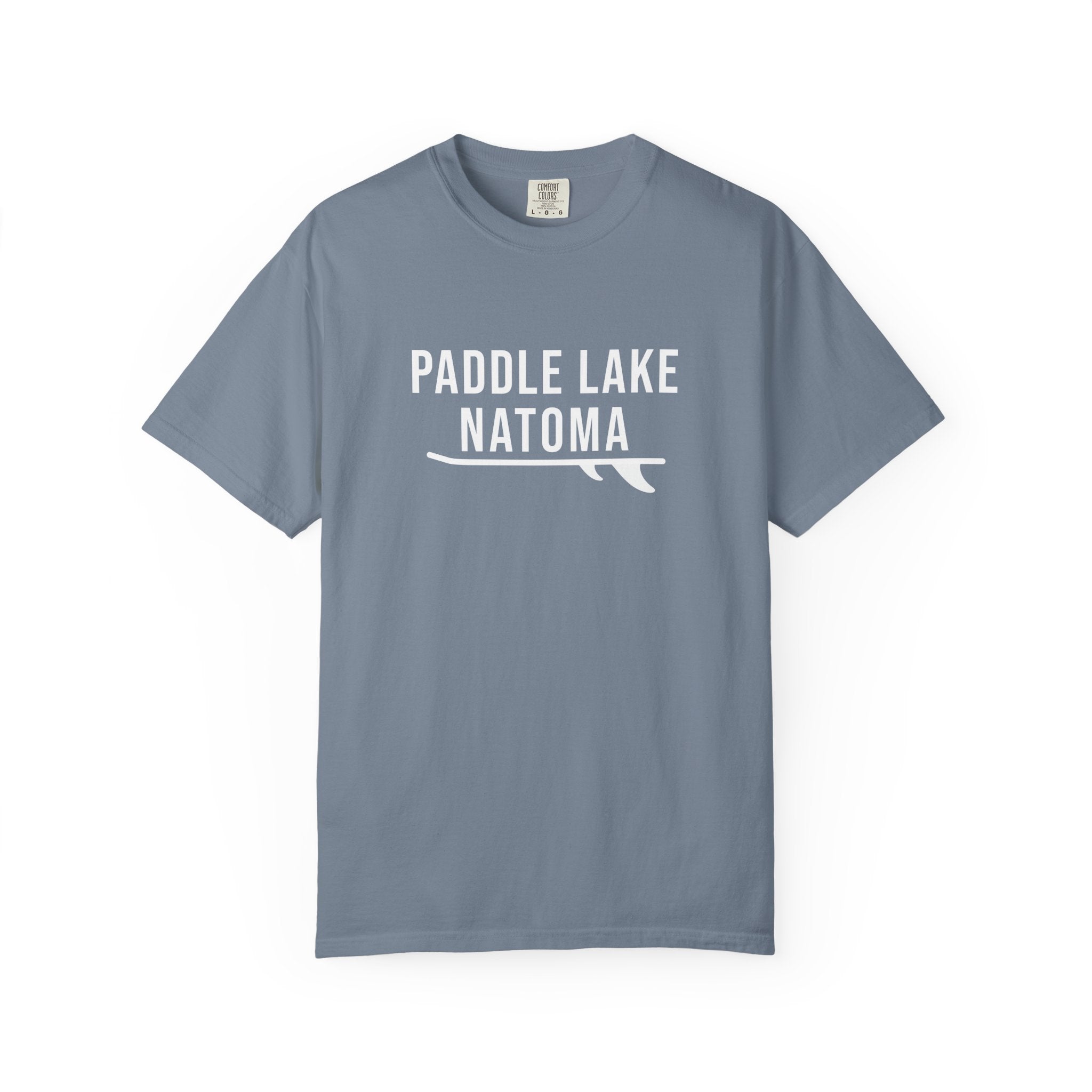 Paddle Lake Natoma T-Shirt | Lakes of America | Sacramento California | Comfort Colors Tee