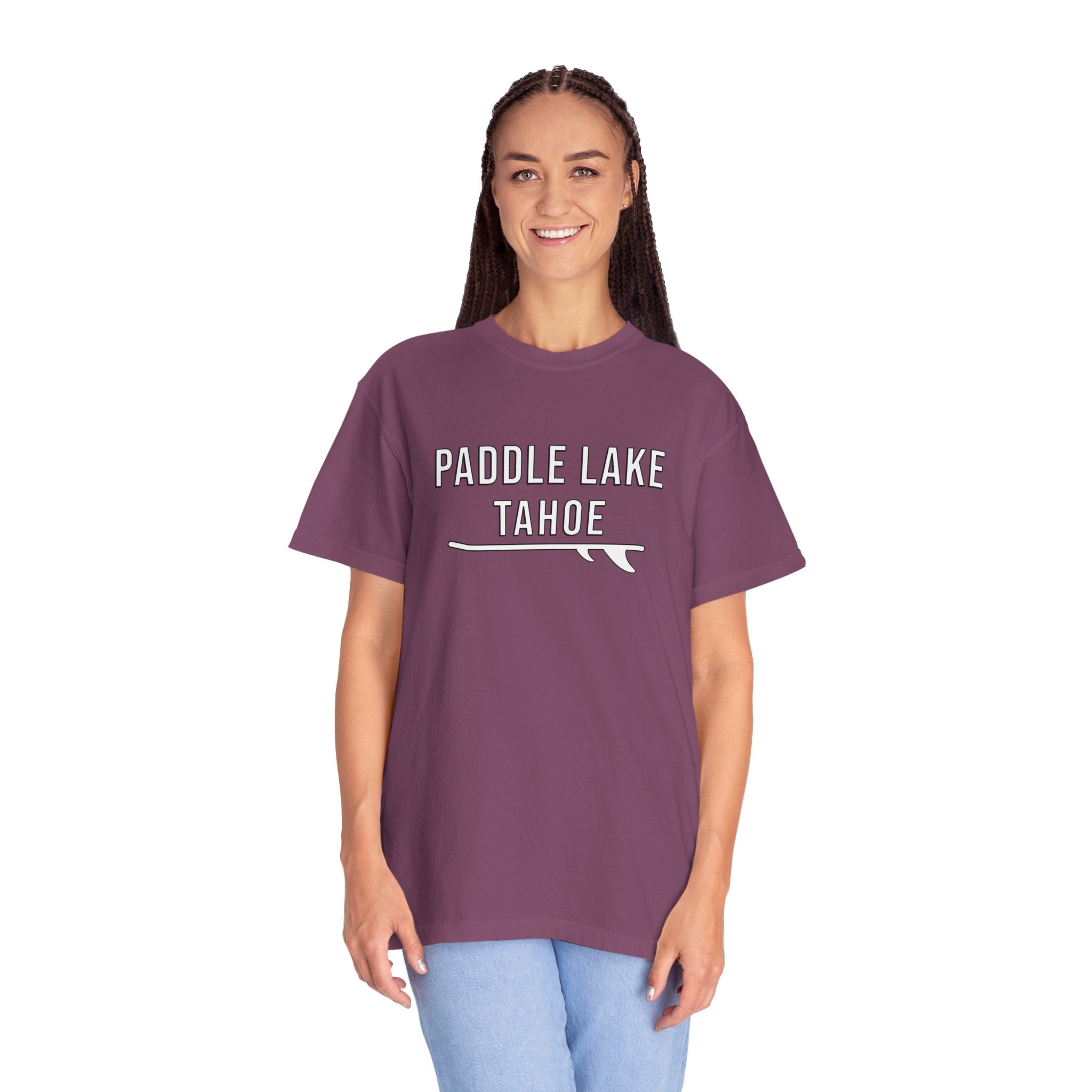 Paddle Lake Tahoe T-Shirt | Paddle America | California Nevada | Comfort Colors Shirt