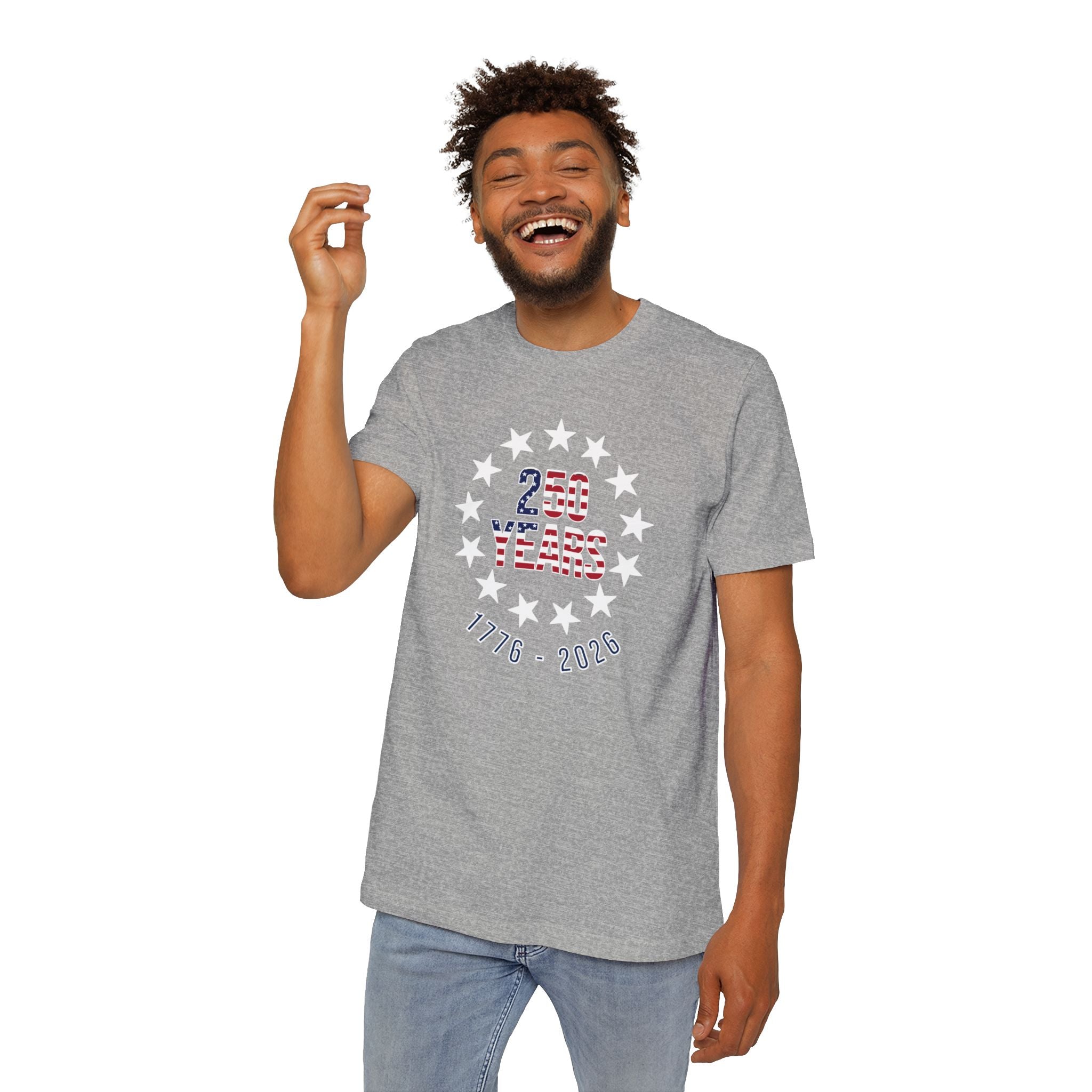 250 Years Betsy Ross Stars T-Shirt | USA's 250th Anniversary Shirt | 1776-2026
