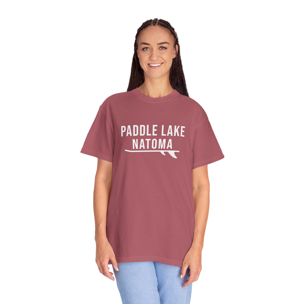 Paddle Lake Natoma T-Shirt | Lakes of America | Sacramento California | Comfort Colors Tee