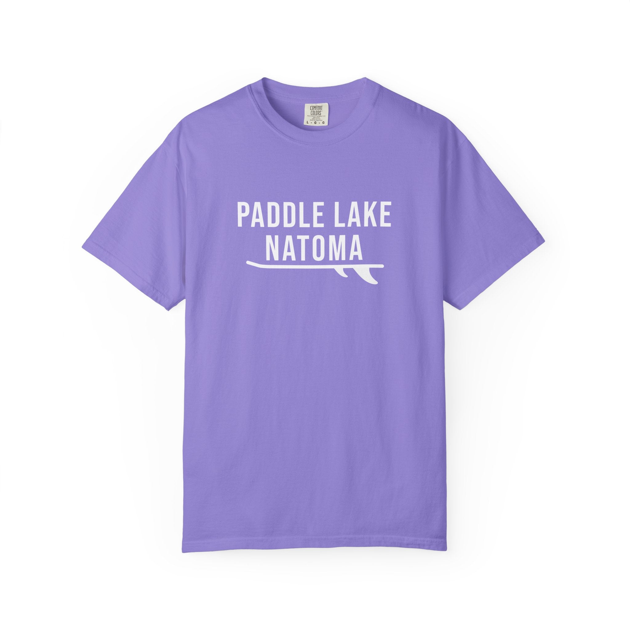 Paddle Lake Natoma T-Shirt | Lakes of America | Sacramento California | Comfort Colors Tee