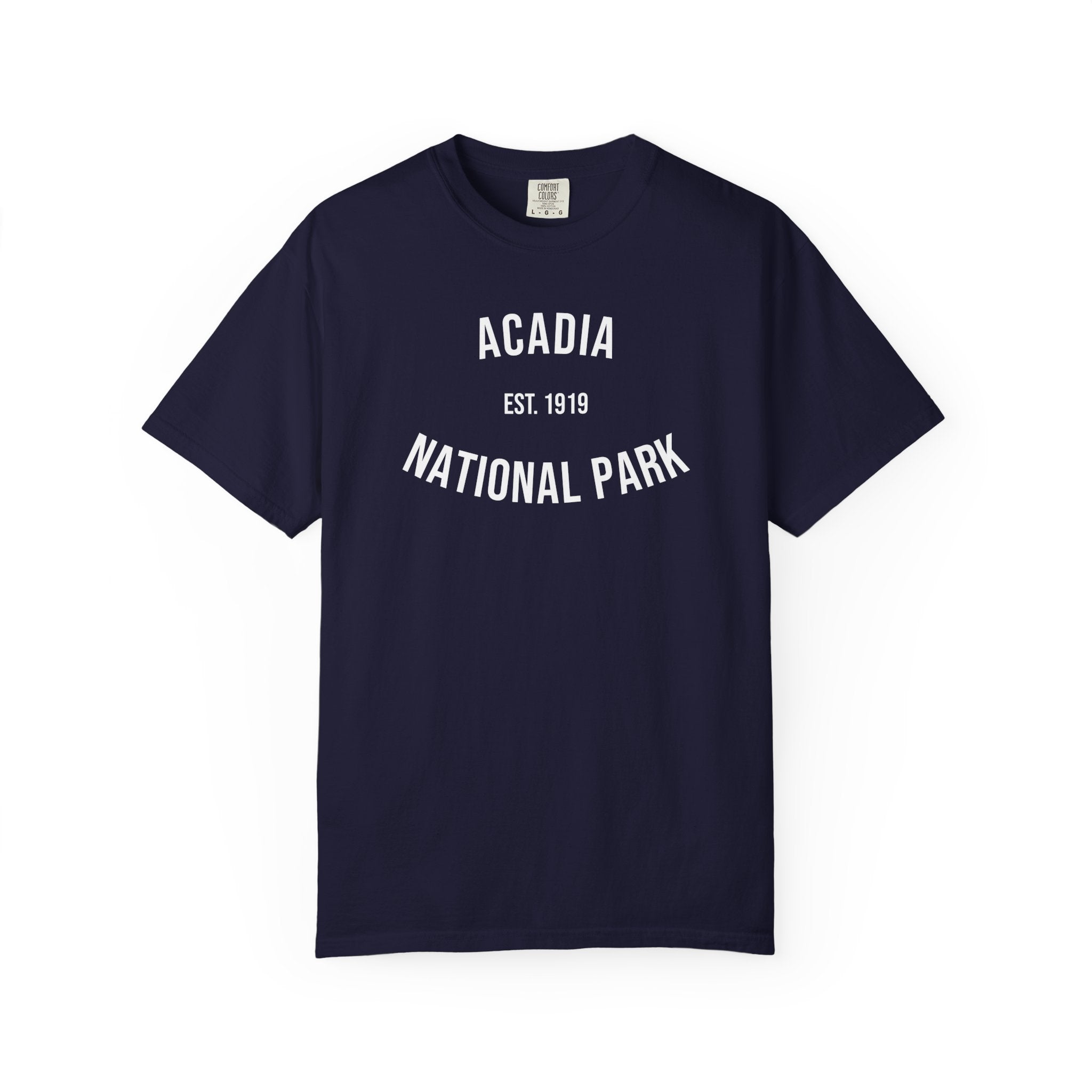 Acadia National Park T-Shirt | Est. 1919 | Parks of America | Comfort Colors Shirt