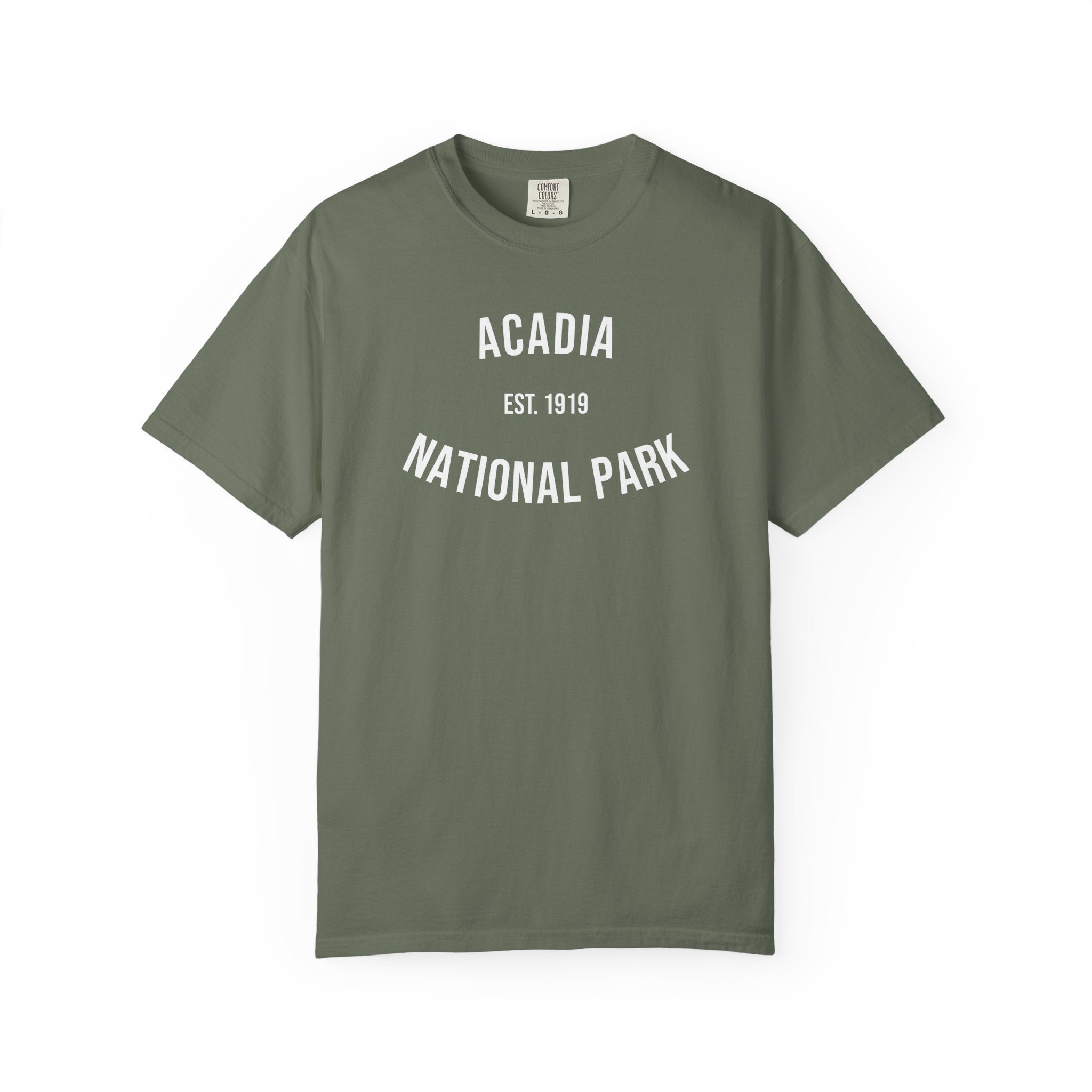 Acadia National Park T-Shirt | Est. 1919 | Parks of America | Comfort Colors Shirt
