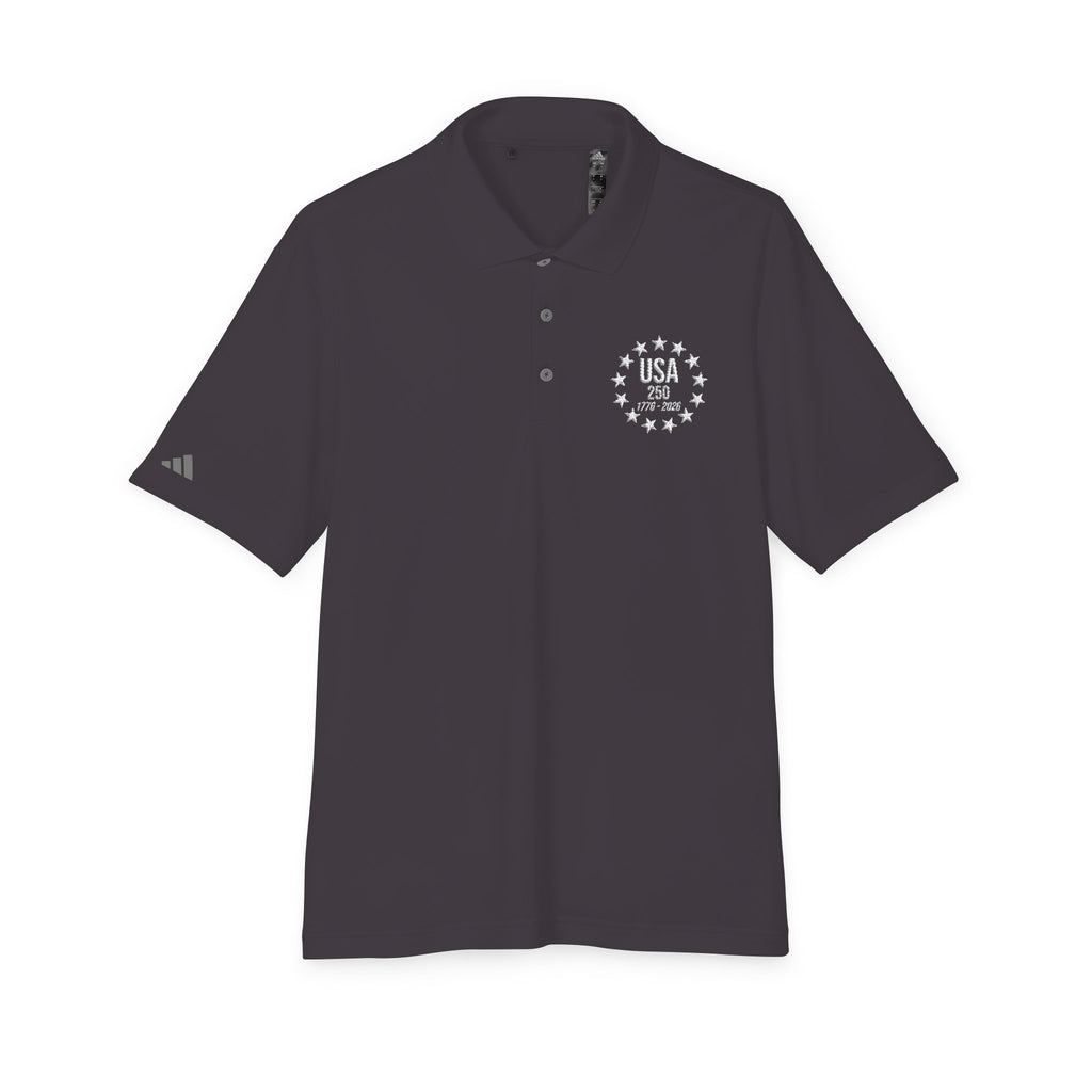 Adidas USA 250 Polo Shirt | America's 250th Anniversary | 1776-2026 Embroidered Performance Polo