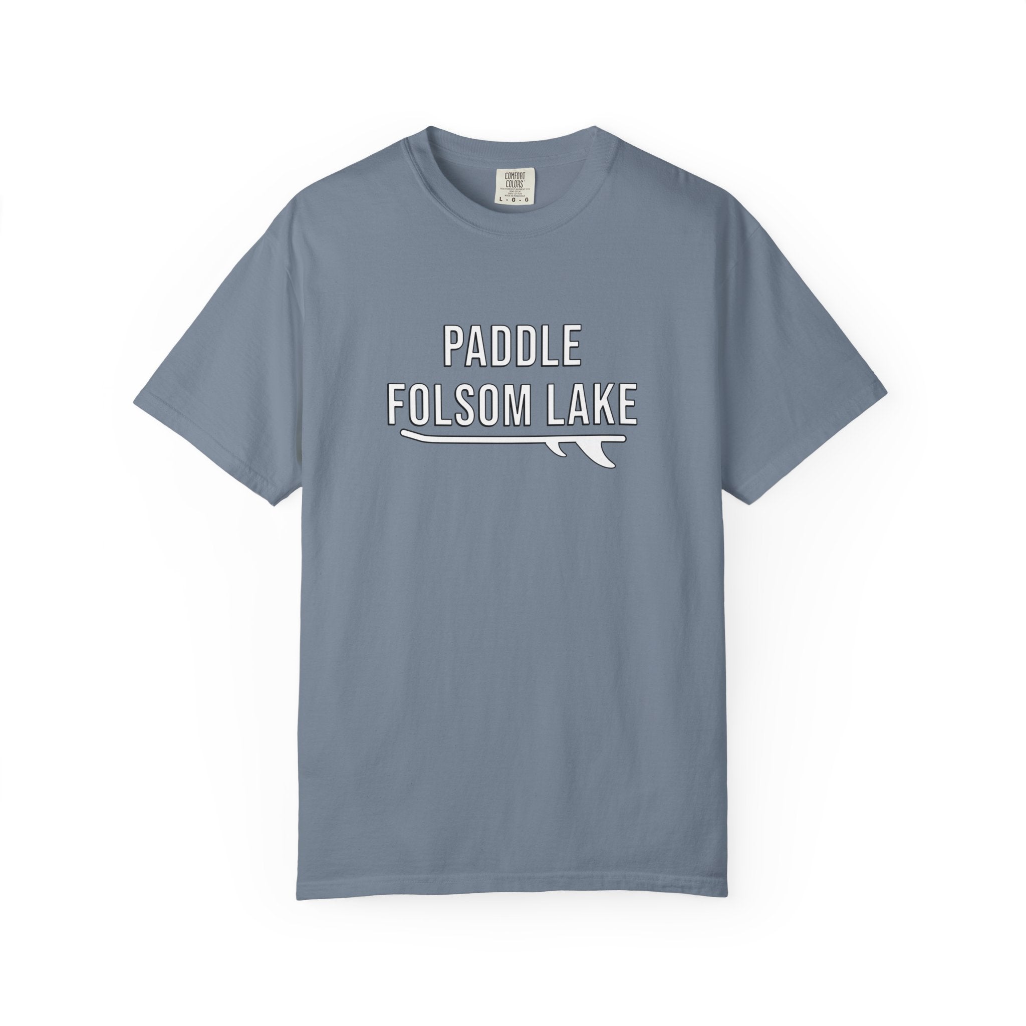Paddle Folsom Lake T-Shirt | Paddle America | Folsom California | Comfort Colors Shirt