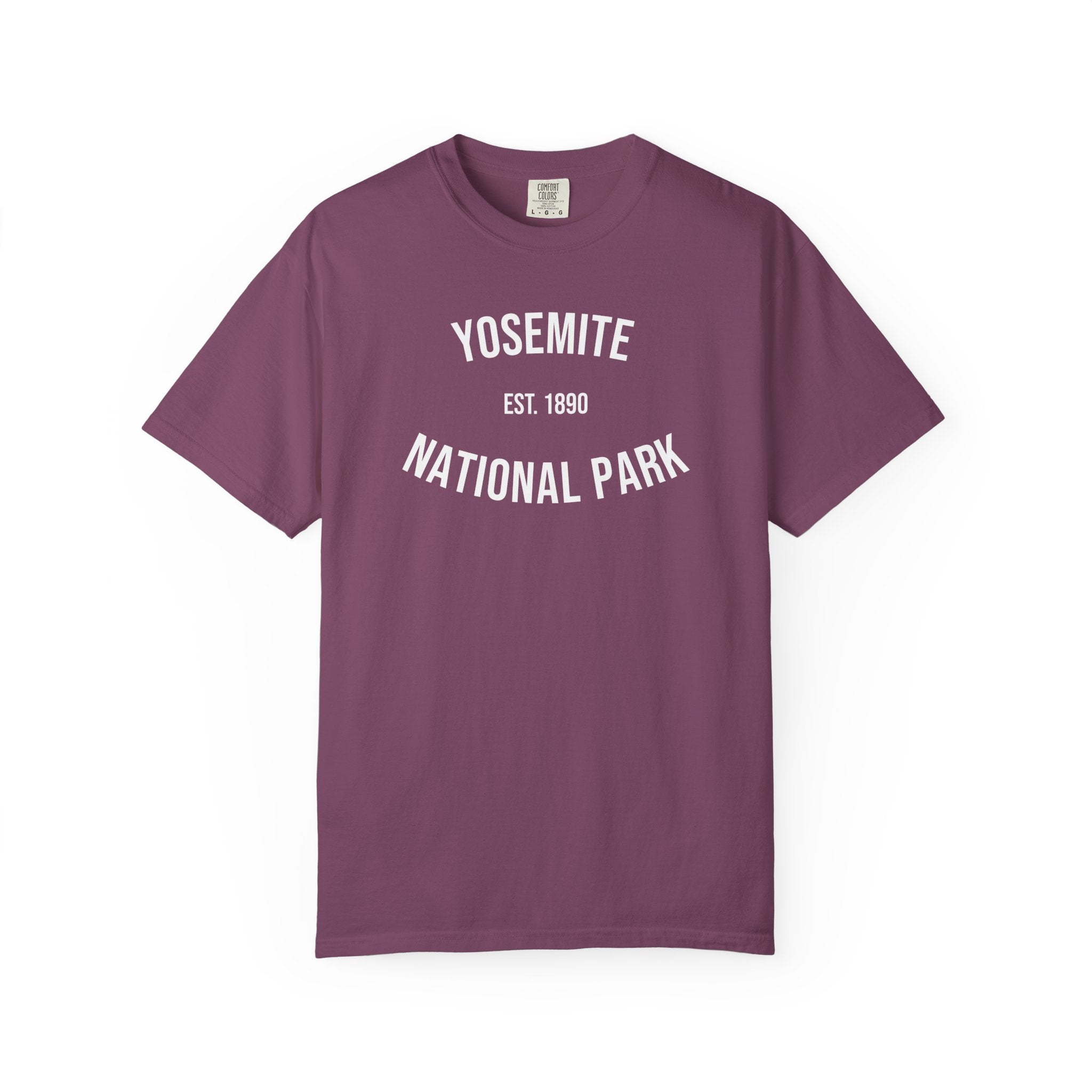 Yosemite National Park T-Shirt | Est. 1890 | Parks of America | Comfort Colors Shirt