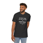 Franklin D. Roosevelt Quote T-Shirt – "The Only Thing We Have to Fear Is Fear Itself" Patriotic USA Shirt