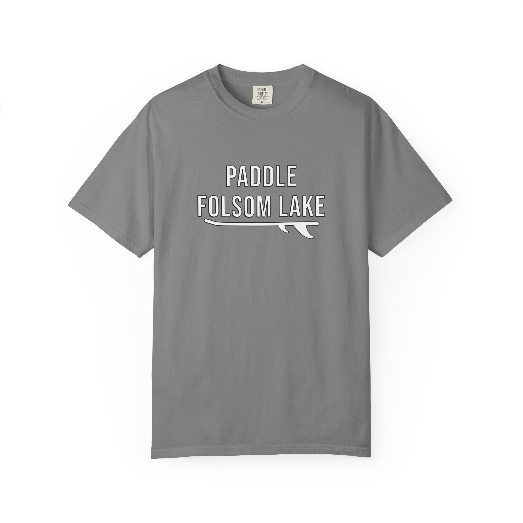 Paddle Folsom Lake T-Shirt | Paddle America | Folsom California | Comfort Colors Shirt