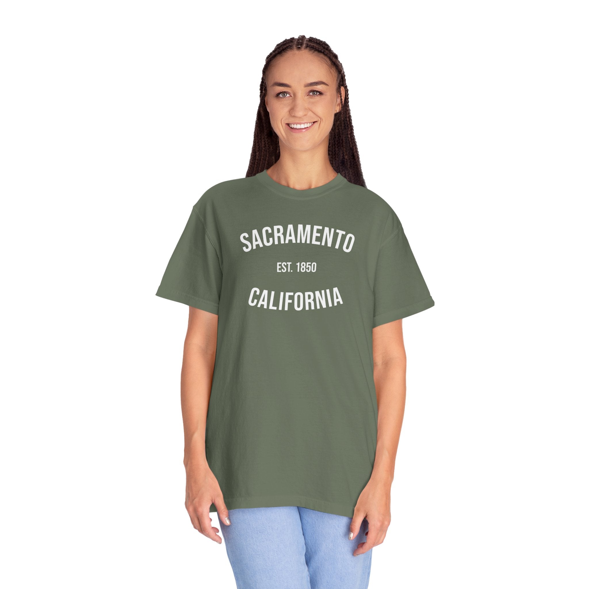 Sacramento California T-Shirt | Est. 1850 | Cities of America | Comfort Colors Shirt