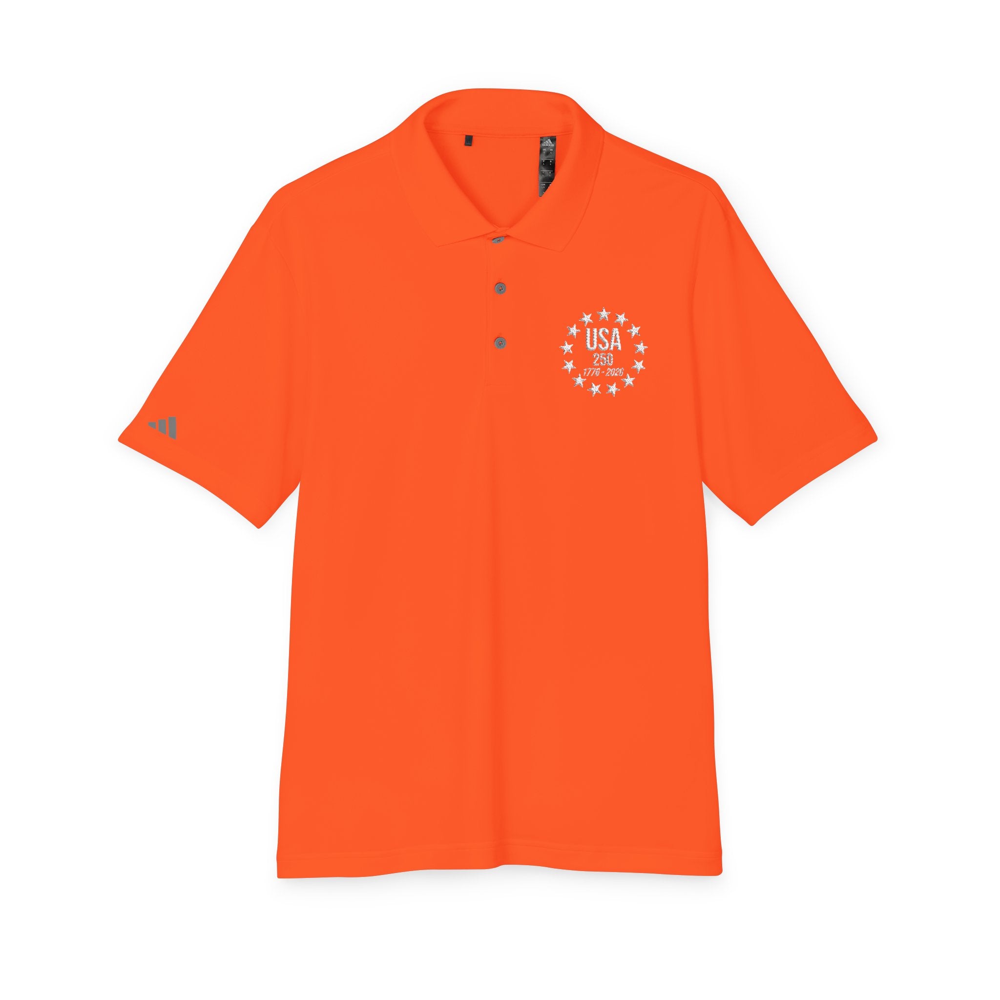 Adidas USA 250 Polo Shirt | America's 250th Anniversary | 1776-2026 Embroidered Performance Polo