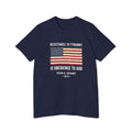 Susan B. Anthony Quote T-Shirt – "Resistance to Tyranny Is Obedience to God" | Women's Suffrage Tee