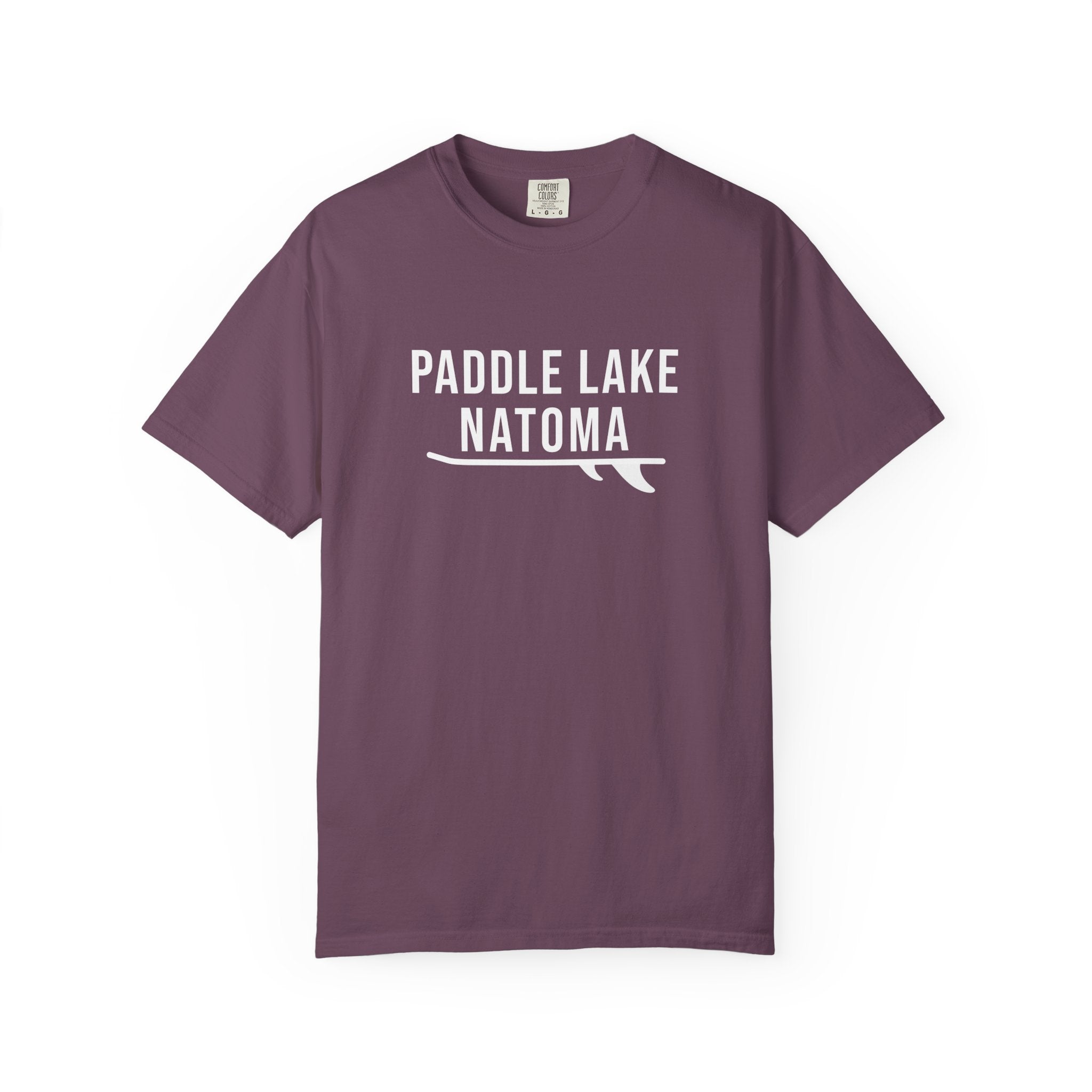 Paddle Lake Natoma T-Shirt | Lakes of America | Sacramento California | Comfort Colors Tee