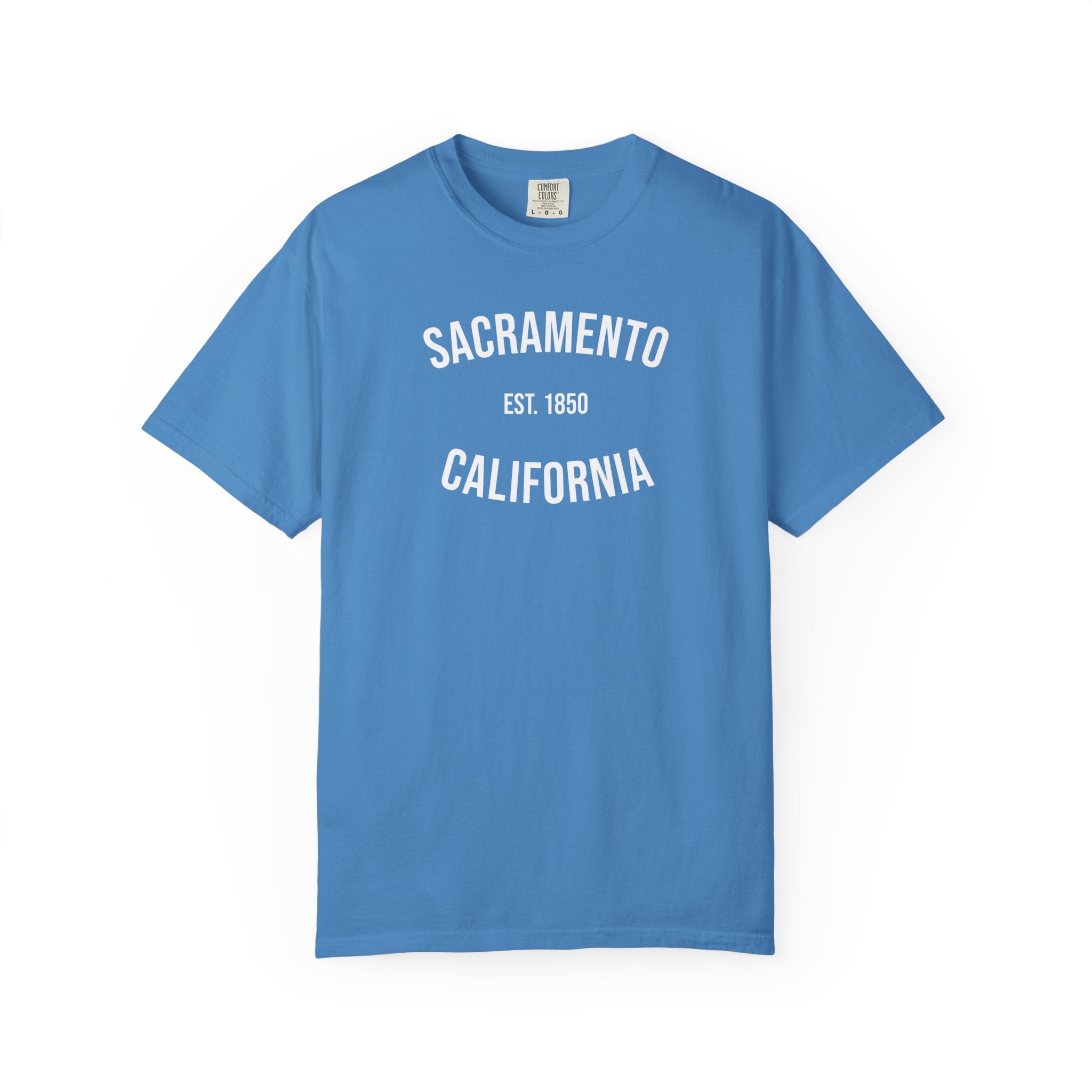 Sacramento California T-Shirt | Est. 1850 | Cities of America | Comfort Colors Shirt