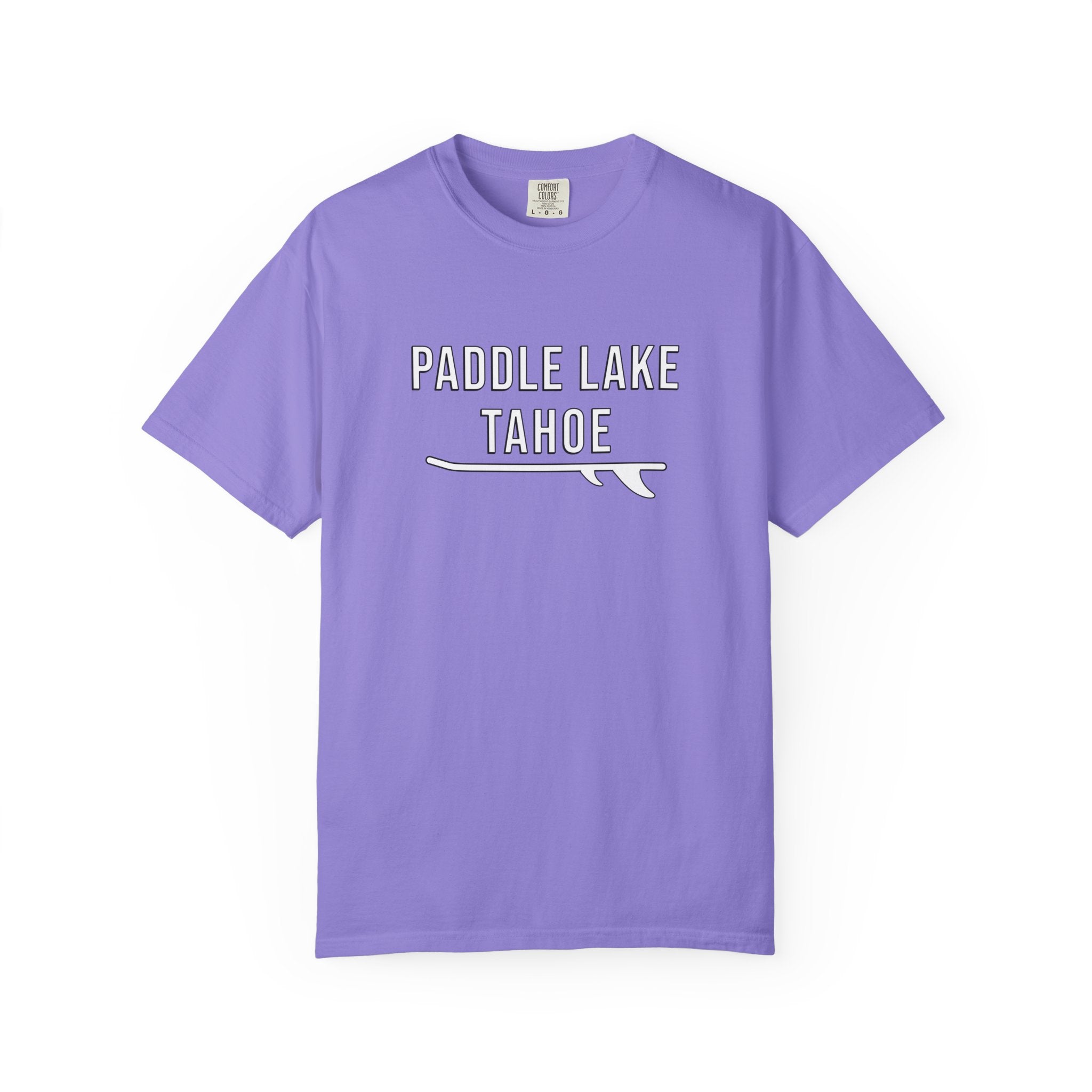 Paddle Lake Tahoe T-Shirt | Paddle America | California Nevada | Comfort Colors Shirt