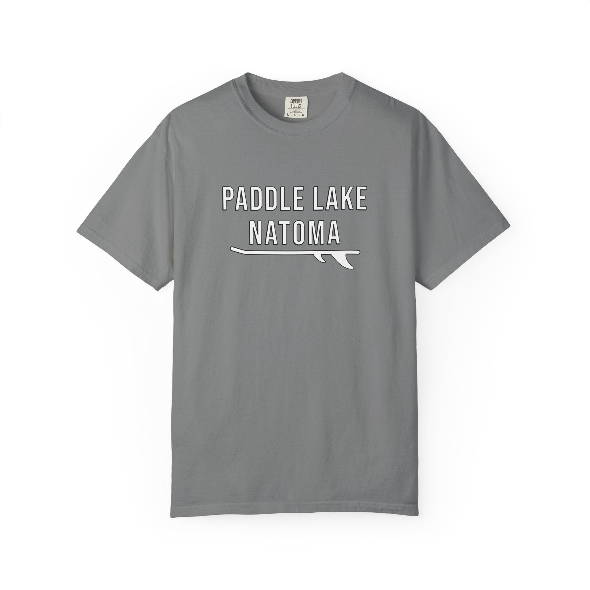 Paddle Lake Natoma T-Shirt | Paddle America | Sacramento California | Comfort Colors Shirt