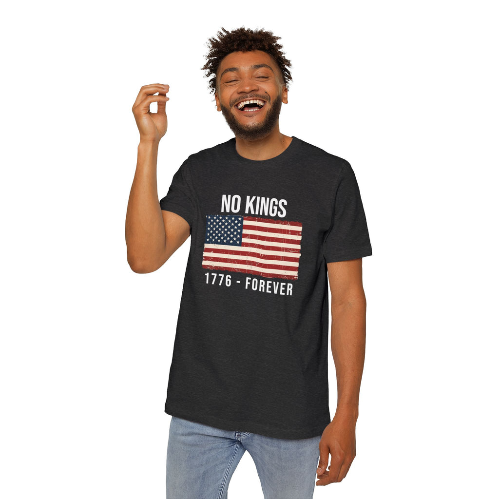 No Kings T-Shirt | 1776 Forever | Patriotic American Revolution Protest Shirt