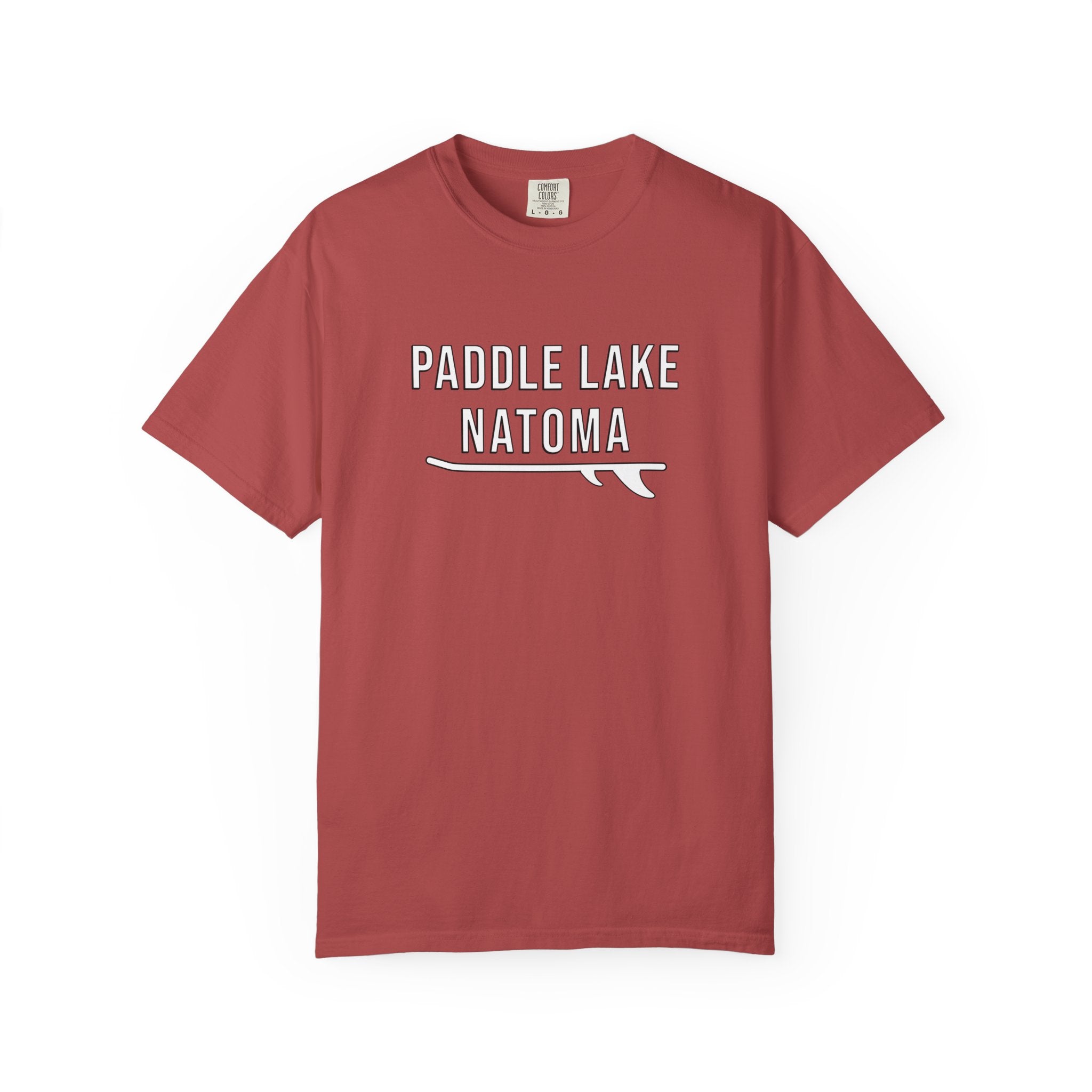 Paddle Lake Natoma T-Shirt | Paddle America | Sacramento California | Comfort Colors Shirt