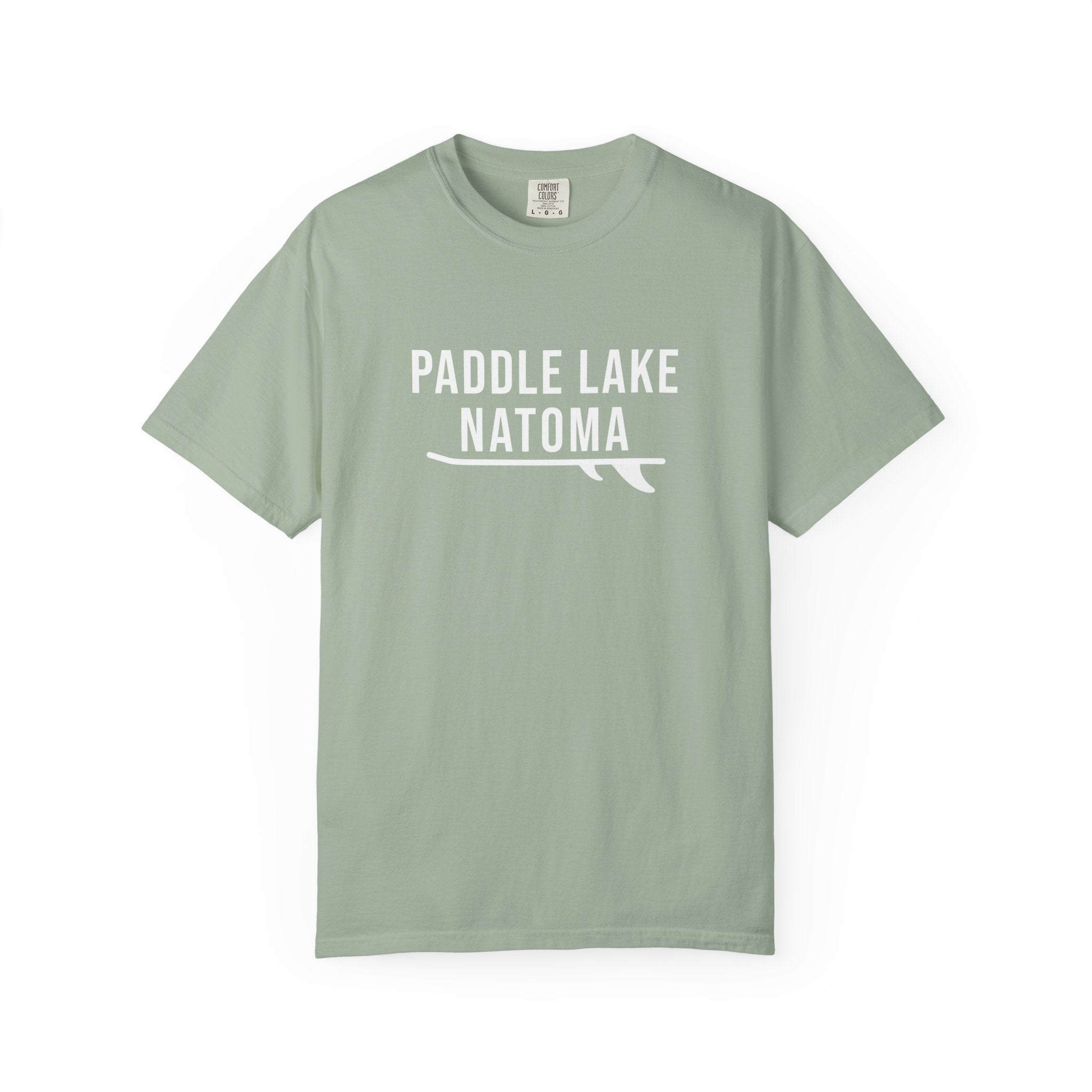 Paddle Lake Natoma T-Shirt | Lakes of America | Sacramento California | Comfort Colors Tee
