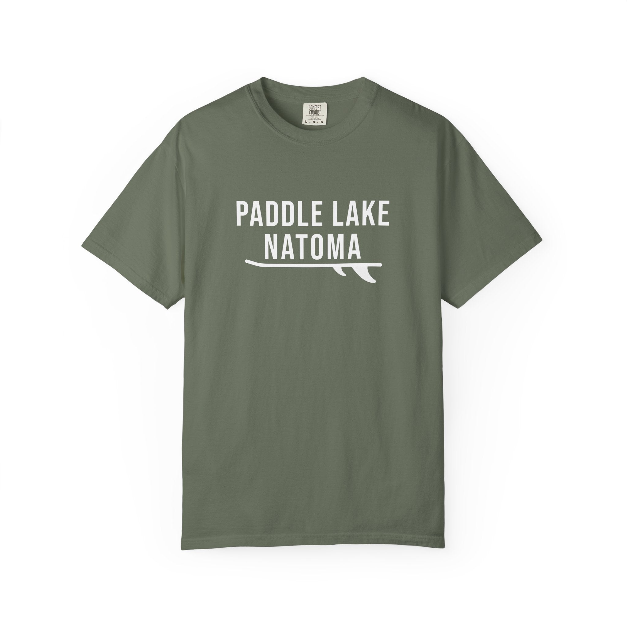 Paddle Lake Natoma T-Shirt | Lakes of America | Sacramento California | Comfort Colors Tee