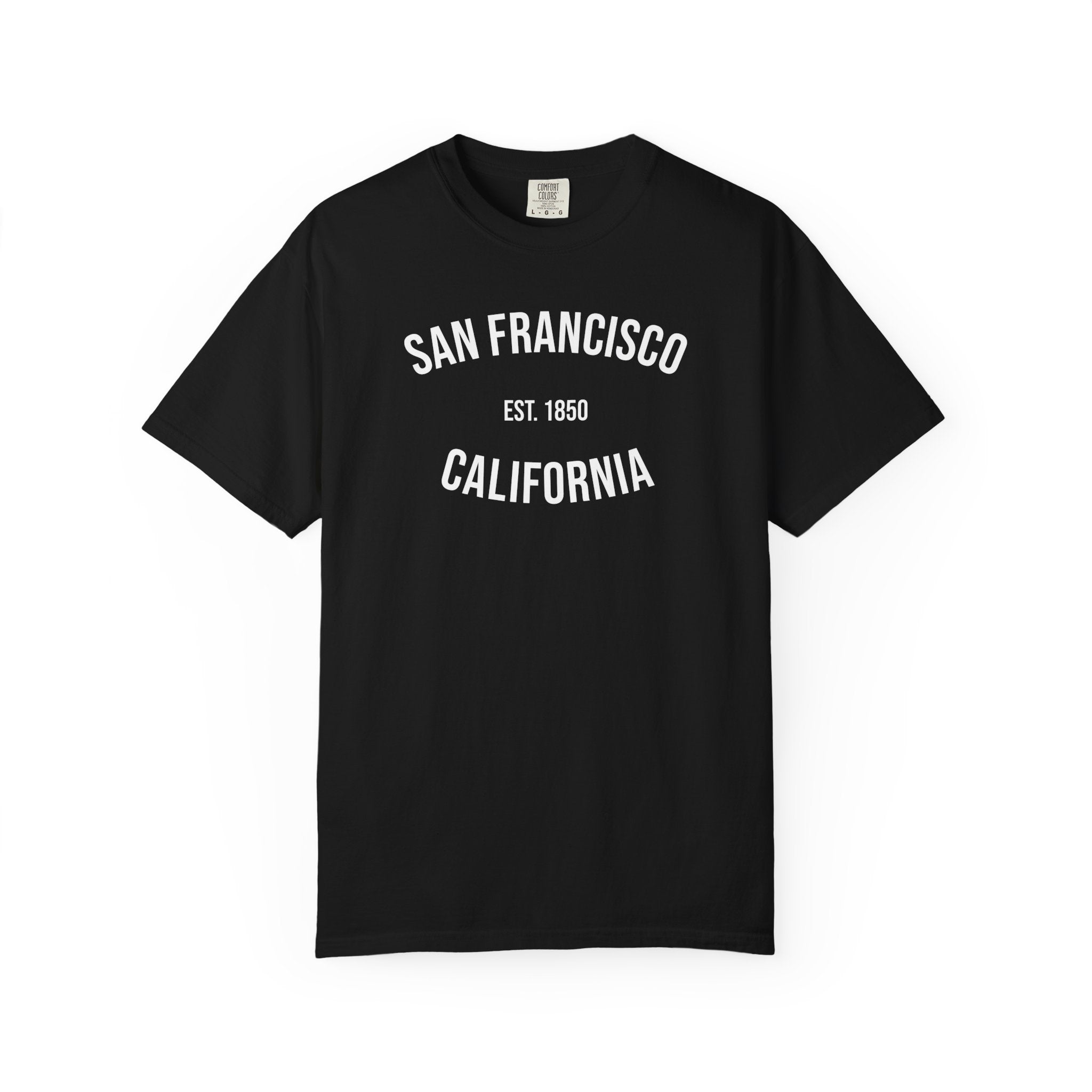 San Francisco California T-Shirt | Est. 1850 | Cities of America | Comfort Colors Shirt